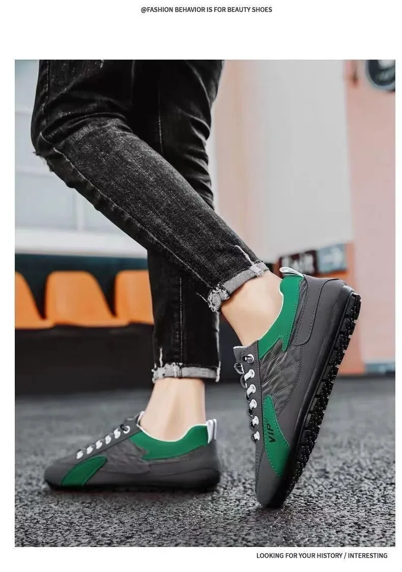 Unionbay Shoes Flats New Men Casual Shoes Summer Thin Section Baotou Half Slippers Fashion Wild Flat-bottomed Bean Shoes Men Sneakers