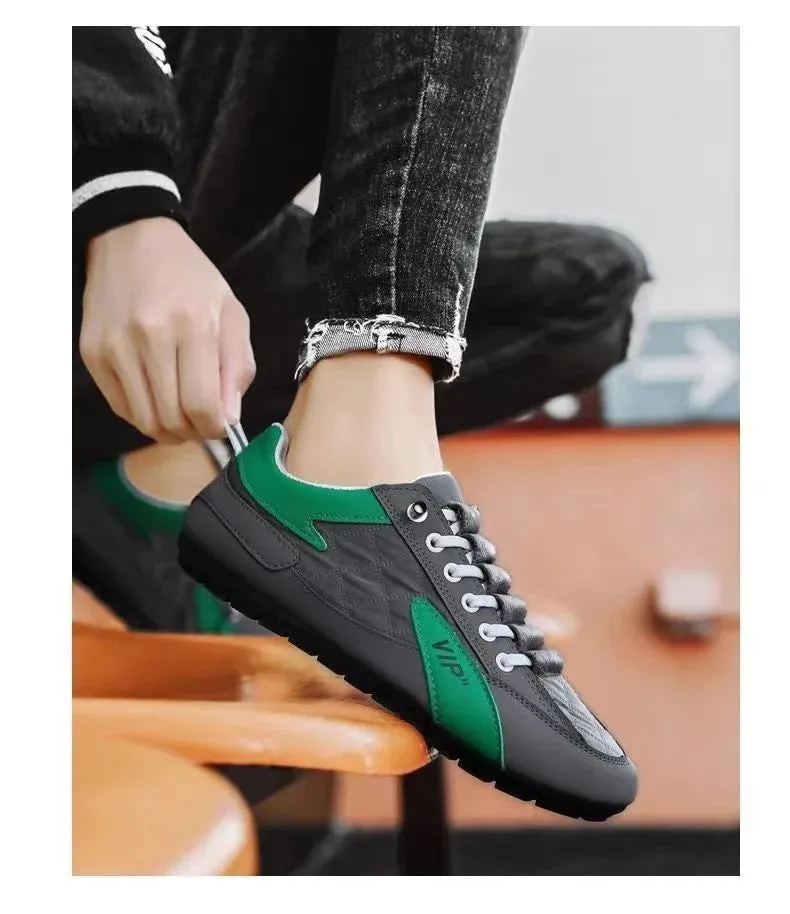 Casual Shoes New Men Casual Shoes Summer Thin Section Baotou Half Slippers Fashion Wild Flat-bottomed Bean Shoes Men Sneakers