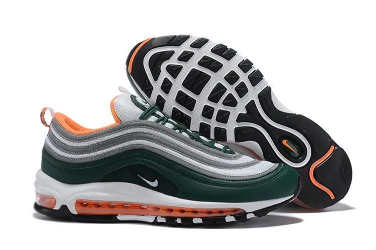 Asics Tokyo Marathon 2025 Shoes Nike Air Max 97 Green Grey Orange Shoes Sale Men Size US 7-11