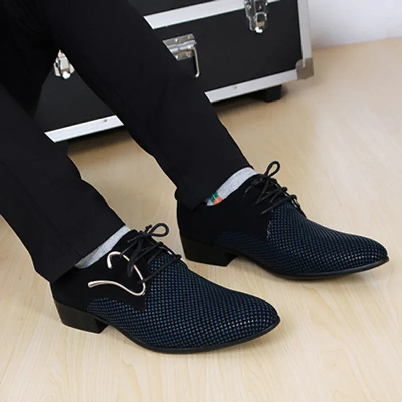 Fashion Men PU Leather Shoes male Flats High Quality Men Shoes Oxford Shoes Aerial Work Boots