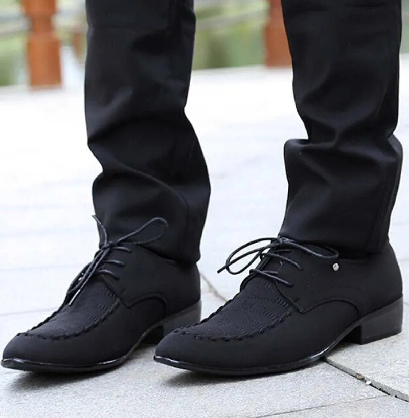 14 Extra Wide Work Boots Fashion Men PU Leather Shoes male Flats High Quality Men Shoes Oxford Shoes