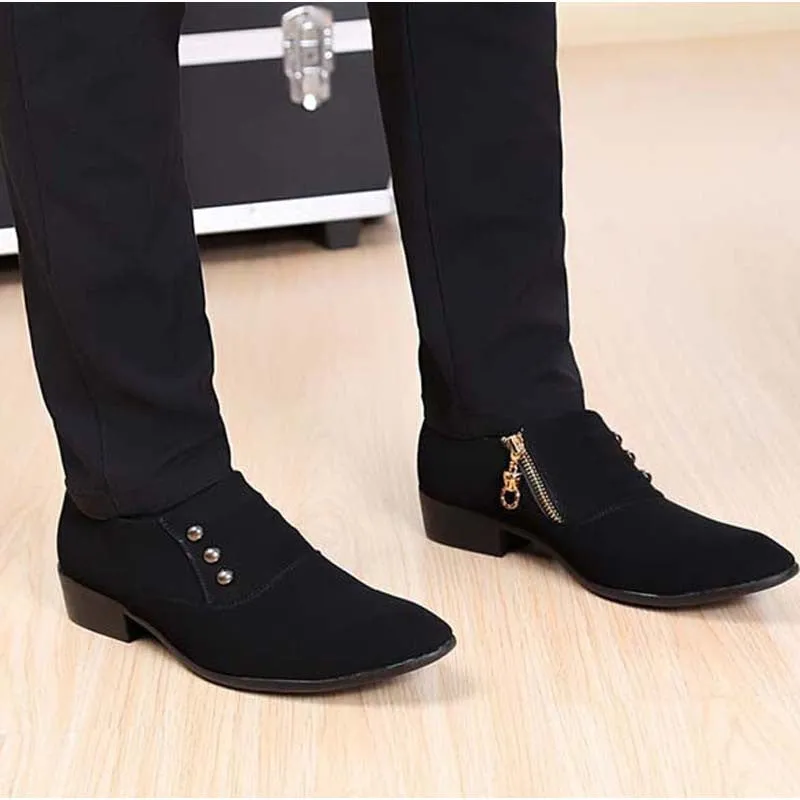 Fashion Men PU Leather Shoes male Flats High Quality Men Shoes Oxford Shoes Work Boots And More Waynesville