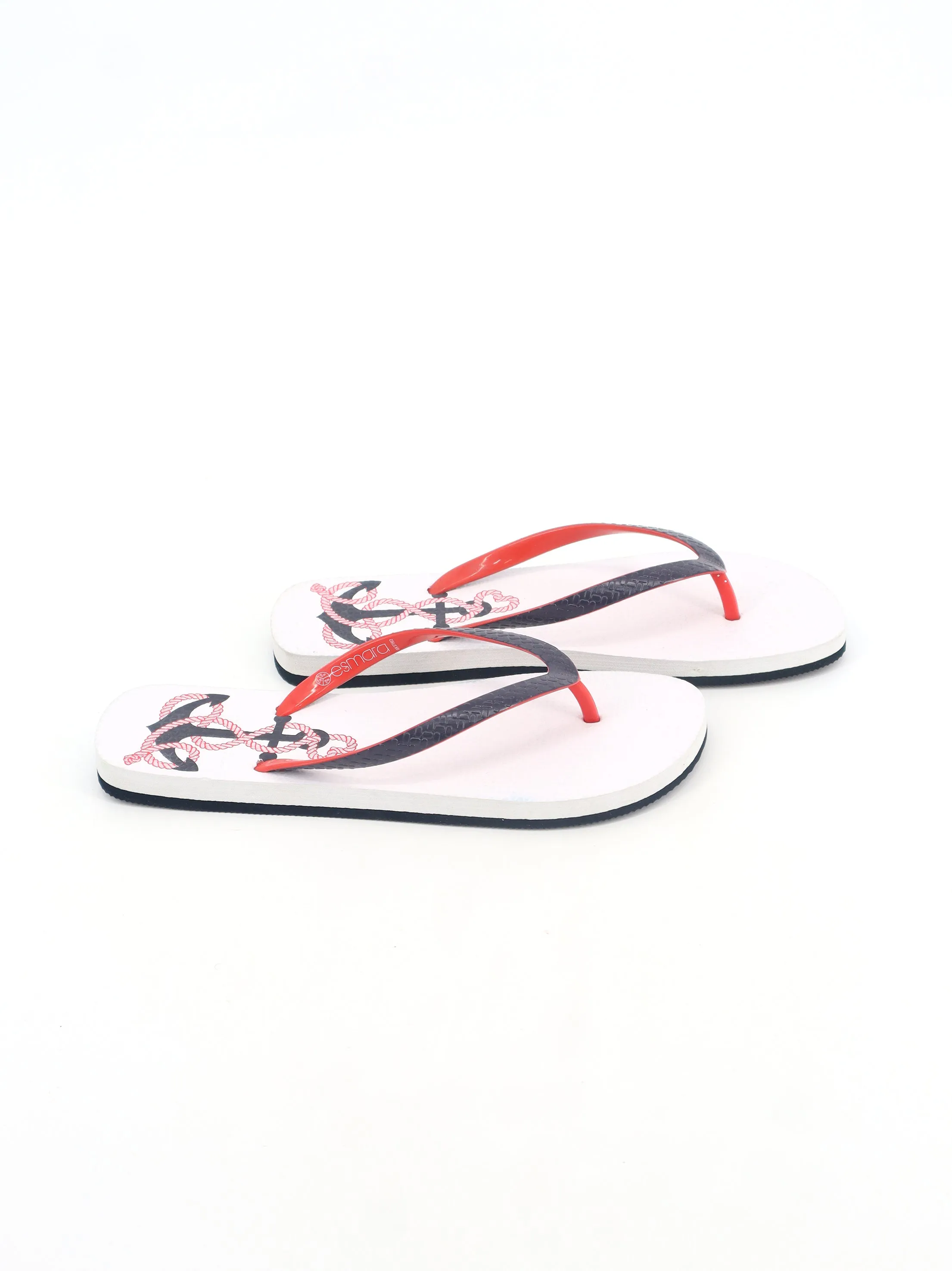 Weird Slides Women's Graphic Printed Slippers,White