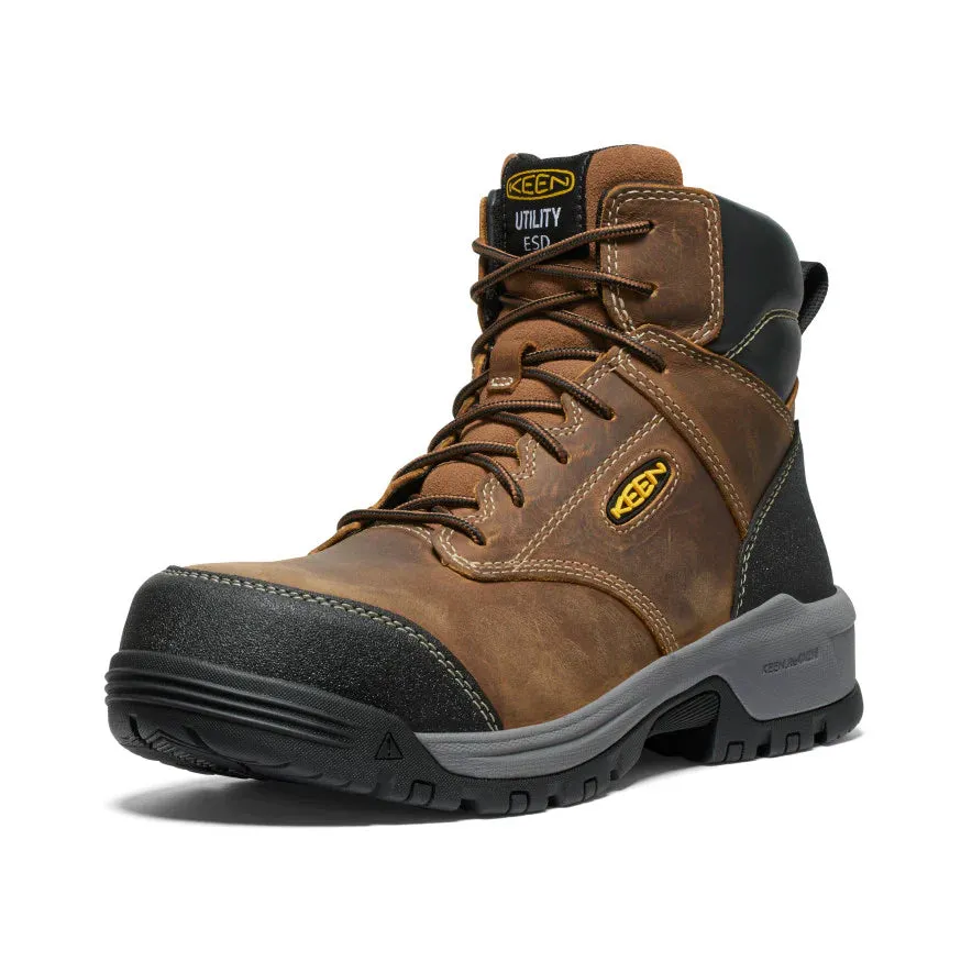 Rocky Work Boot Keen Utility Evanston 6" ESD Boot (Carbon-Fiber Toe) Men's