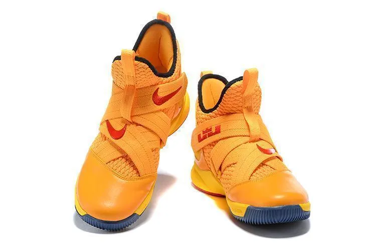Nike Lebron Soldier XII 12 SFG EP Orange Yellow Men Shoes !!! CYBER MONDAY SALE !!! Asic Aggressor Wrestling Shoes