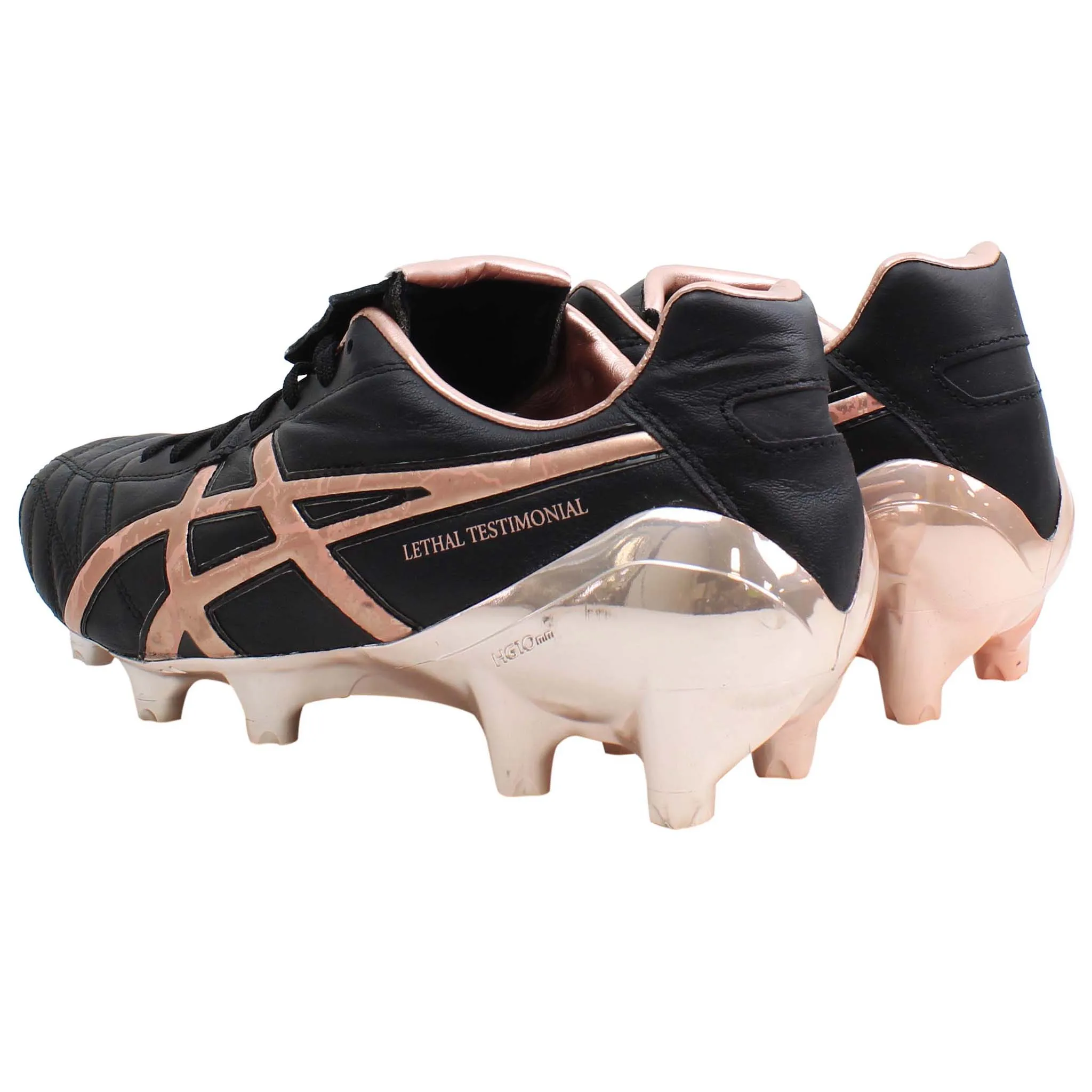 Asics Lethal Testimonial 4 IT L.E. Mens Black Rugby Shoes Asics Shoes For Sever's Disease