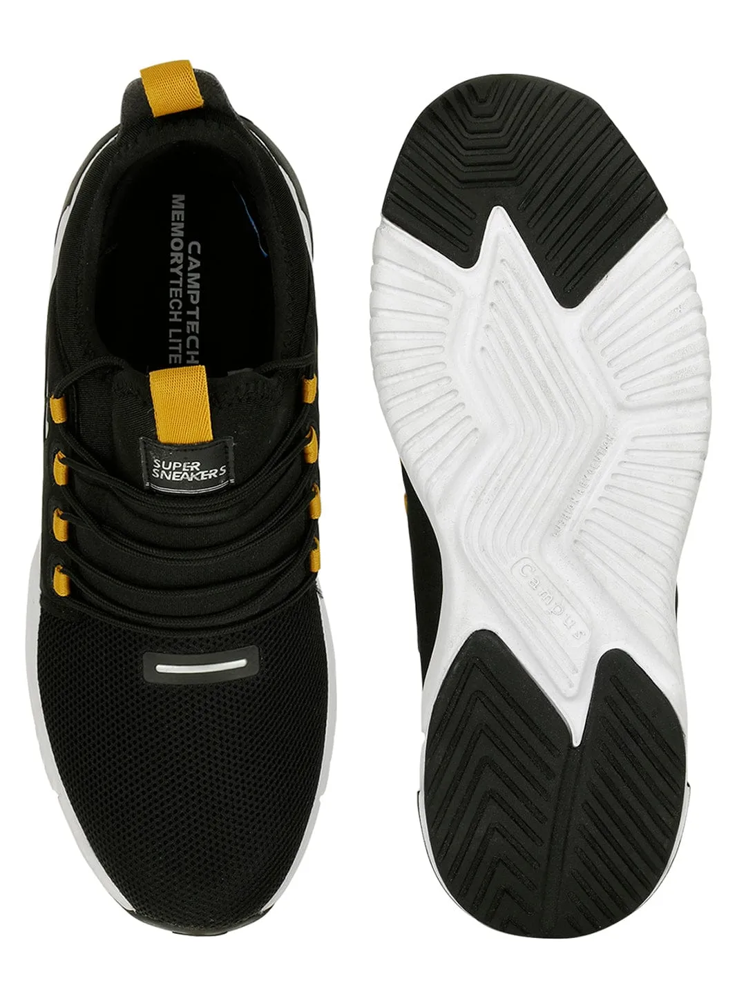 On Running Slip On Shoes KENT Black Men's Running Shoes