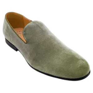 Sage Velvet Men's Slip-On Formal Tuxedo Loafer Shoes LF-9200 Jirai Kei Loafers