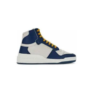 Reigns Sneakers Saint Laurent Elevate Your Style with Mid-Top Blue Luxury Sneakers