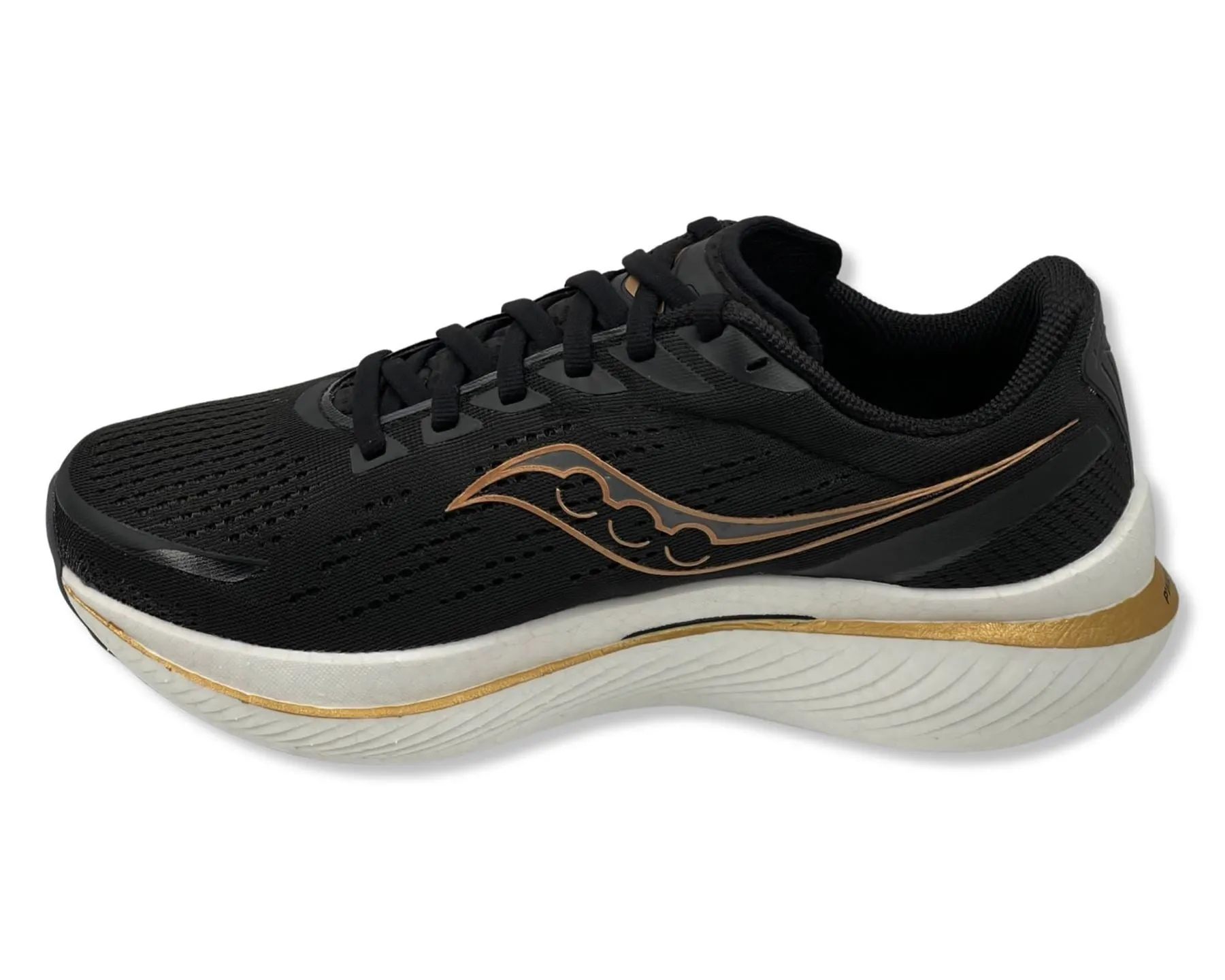 Over Pronation Trail Running Shoes Saucony Endorphin Speed 3 Wide Running Shoes for men in Black