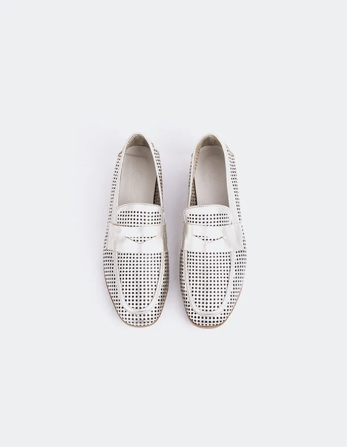 Urbino Silver Metal Salvator Ferragamo Loafers
