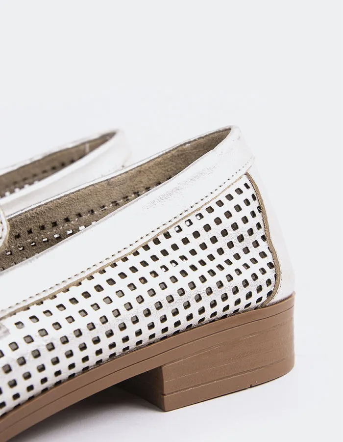 Alden Suede Loafers Urbino Silver Metal