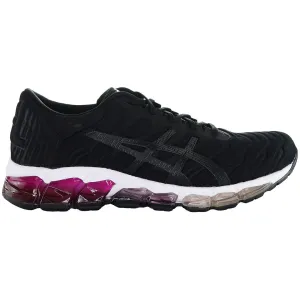 Asics Thin Soled Running Shoes Asics Gel-Quantum 360 5 Womens Black Trainers