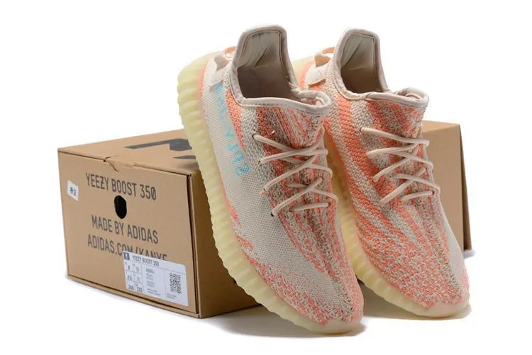 Adidas YEEZY BOOST 350 V2 'Semi Frozen Orange' Shoes Men Women Sneaker Sale All Size US 7-11 Continental Adidas Shoes