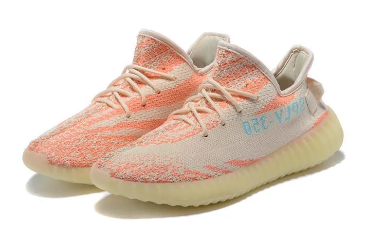 Boxer Adidas Shoes Adidas YEEZY BOOST 350 V2 'Semi Frozen Orange' Shoes Men Women Sneaker Sale All Size US 7-11