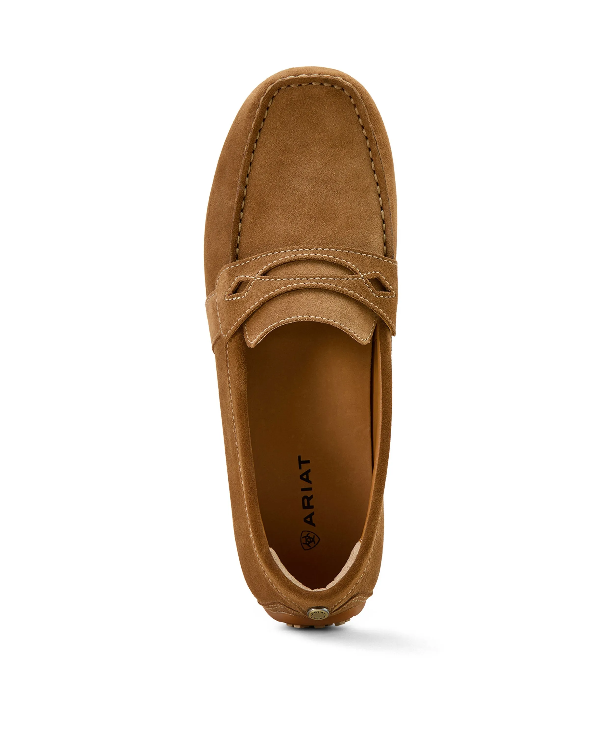 Oak Street Loafers Selene Driving Moc - Caramel Suede