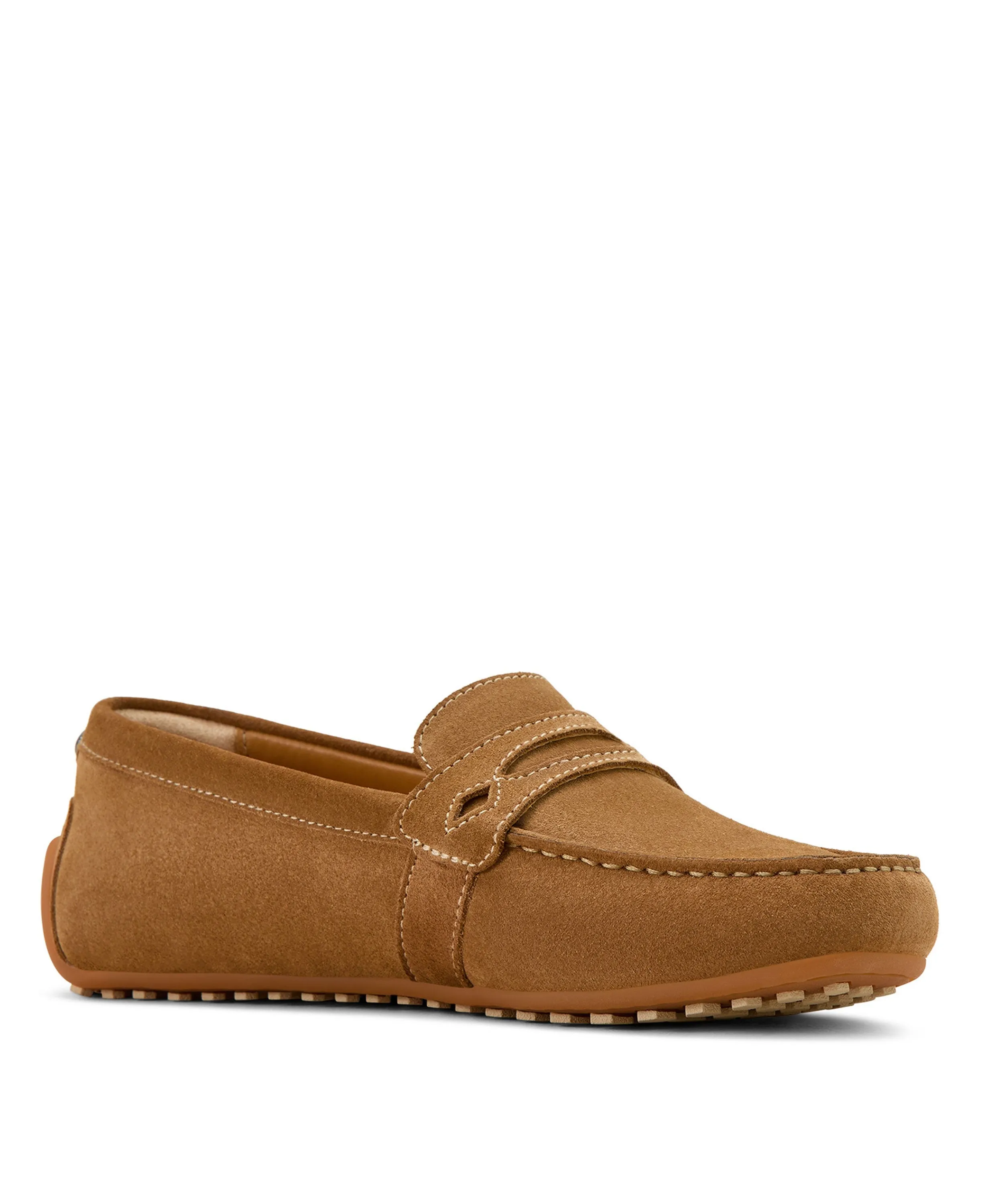 Chic Loafers Selene Driving Moc - Caramel Suede