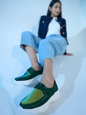 Best Sneakers For Motorcycle Riding Women Green Stylish Slip On Sneakers