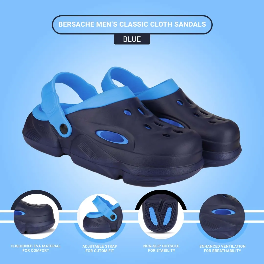 Bersache Extra Soft Classic Casual with Back Strap Regular wear with Ultra Soft & Flexibility Technology Flip-Flop for Men's/ boy,s - 6033 (Blue) Kors Slippers