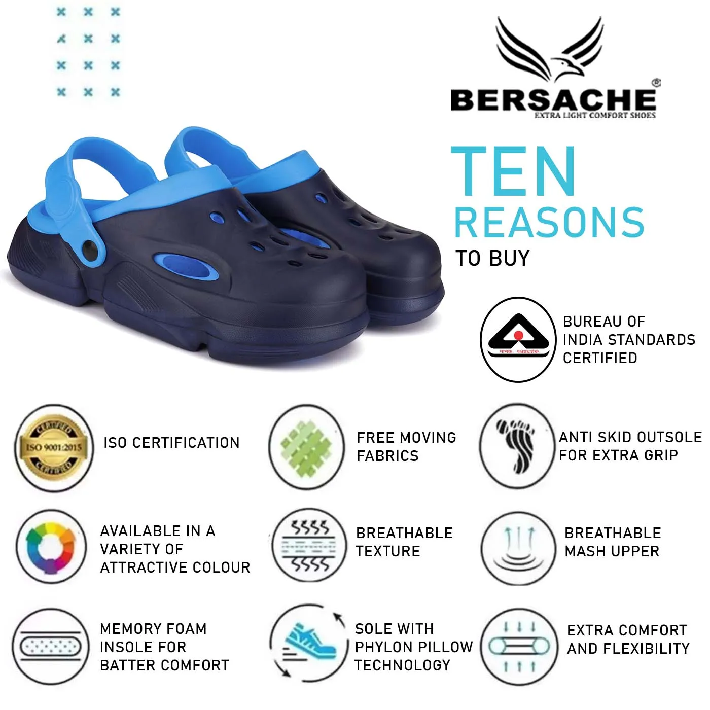 Bersache Extra Soft Classic Casual with Back Strap Regular wear with Ultra Soft & Flexibility Technology Flip-Flop for Men's/ boy,s - 6033 (Blue) Sonic The Hedgehog Slippers