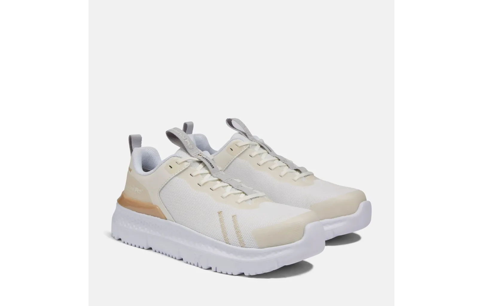 Best Square Toe Lace Up Work Boots Timberland PRO Setra Comp-Toe Athletic Work Shoes Women's Tan