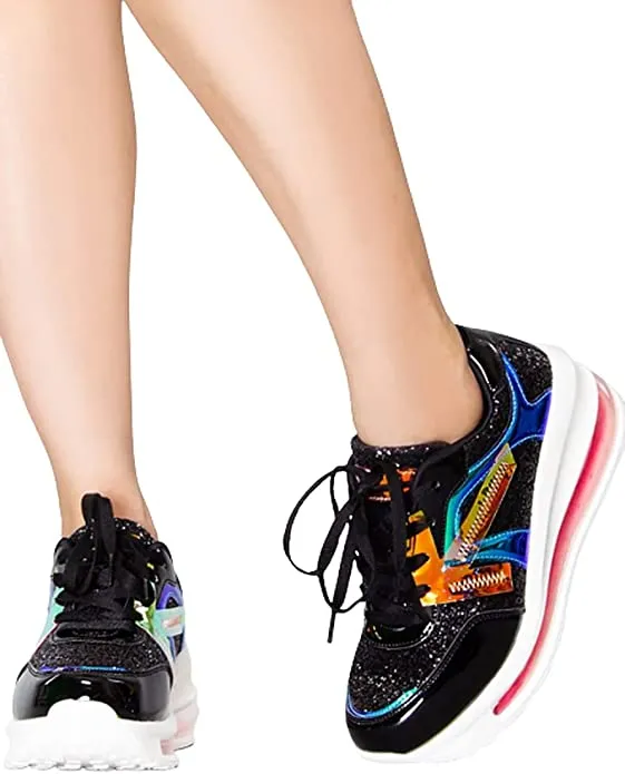 Cape Robbin Holographic Sneakers Air Sneakers Deals
