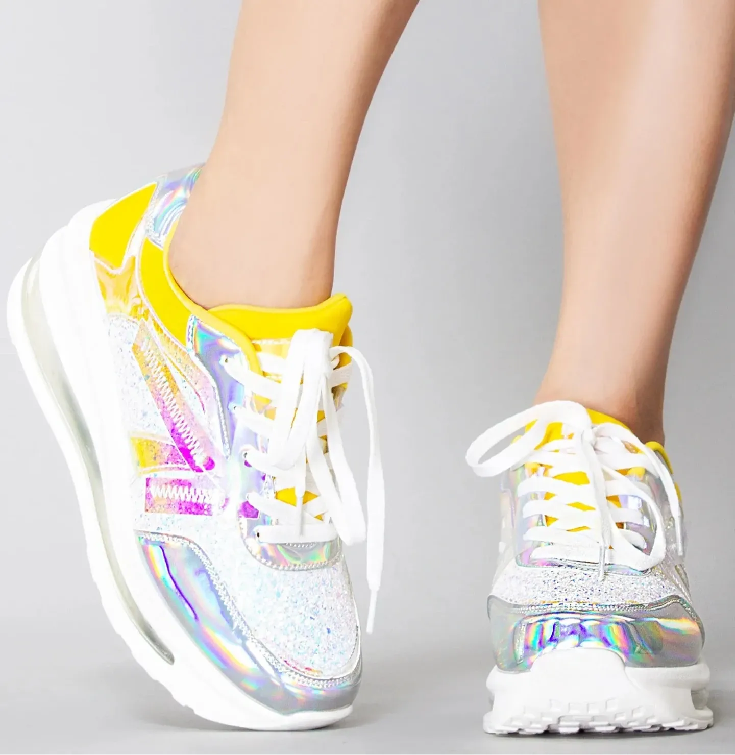 Bad Sneakers Cape Robbin Holographic Sneakers