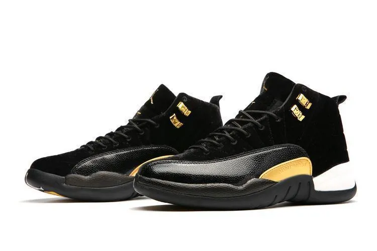 Nike Air Jordan 12 Retro Black Velvet Shoes Basketball Men !!! CYBER MONDAY SALE !!! Find The Right Asics Running Shoe