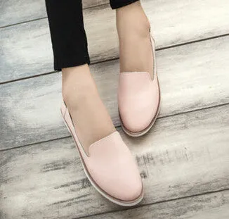 Spring Street Little White Shoes Fashion women Flats Women flat Shoes Women Ladies Girls Tabi Loafers