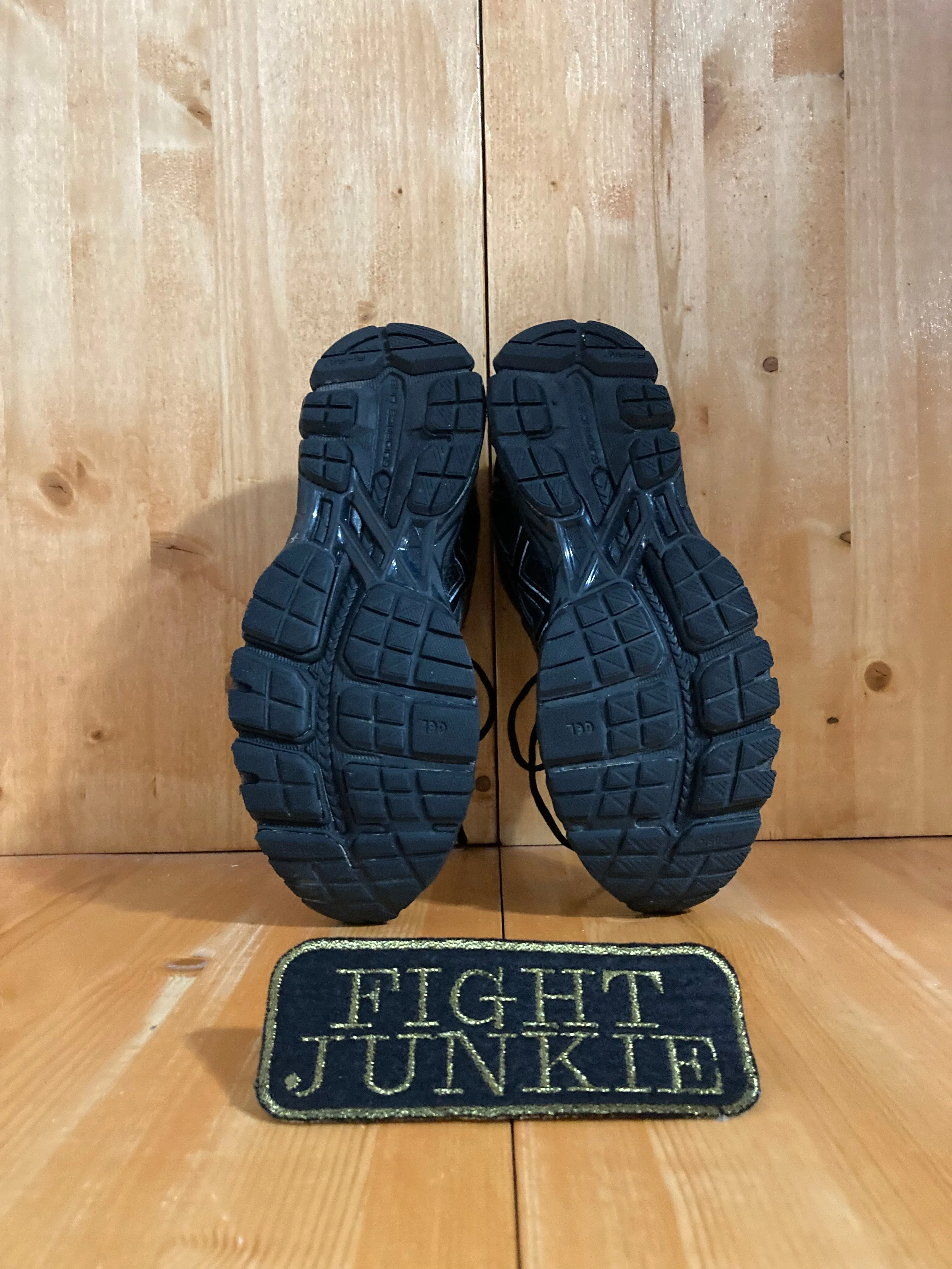 ASICS GEL KAYANO 21 Women Size 8.5 Running Training Shoes Sneakers Triple Black T4H7N Best Asics Shoes For Half Marathon