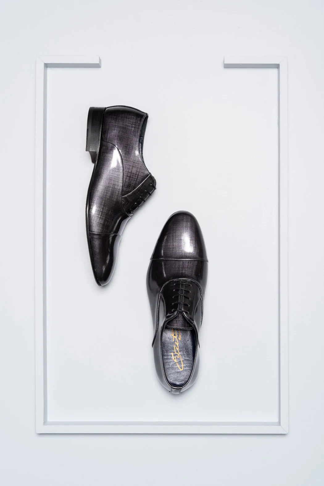 ELIANO patent Lace Up Shoes Ladies Flat Shoes