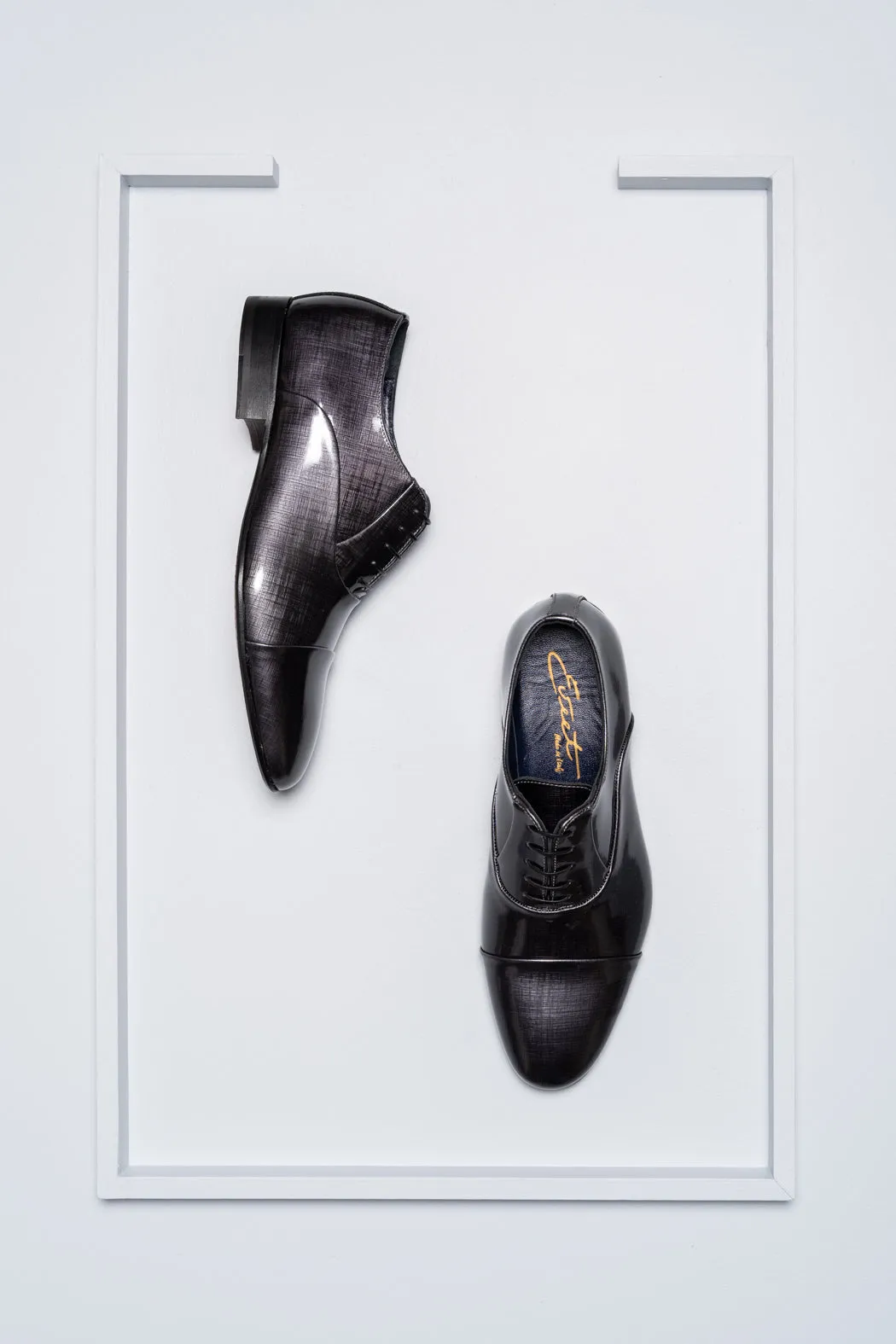 ELIANO patent Lace Up Shoes Shoe Zone Flat Shoes