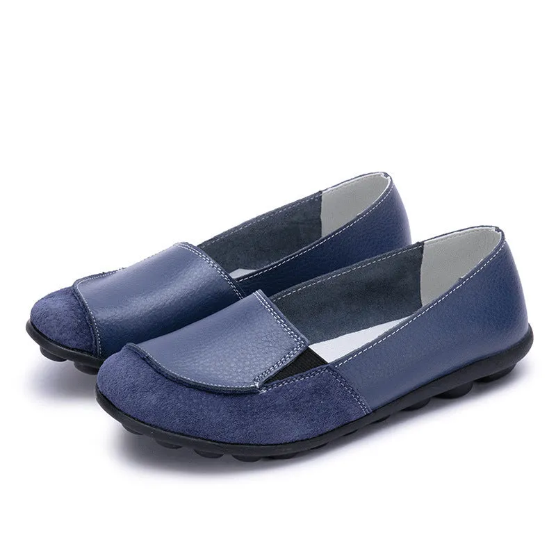 Huaraches Loafers Waterproof Flat Slip On Loafers Women Driving Shoes