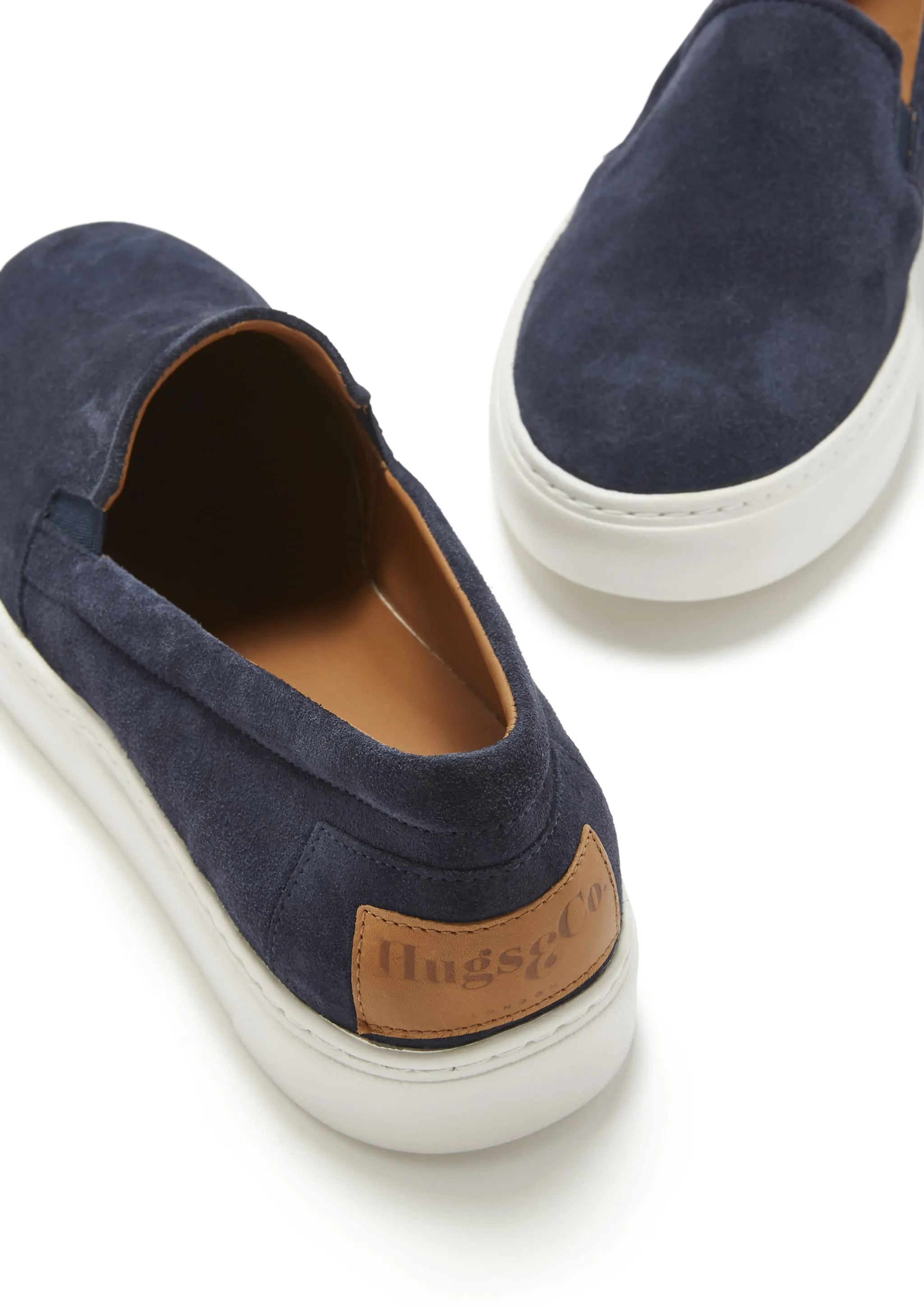 Slip-on Sneakers, navy blue suede Supination Sneakers