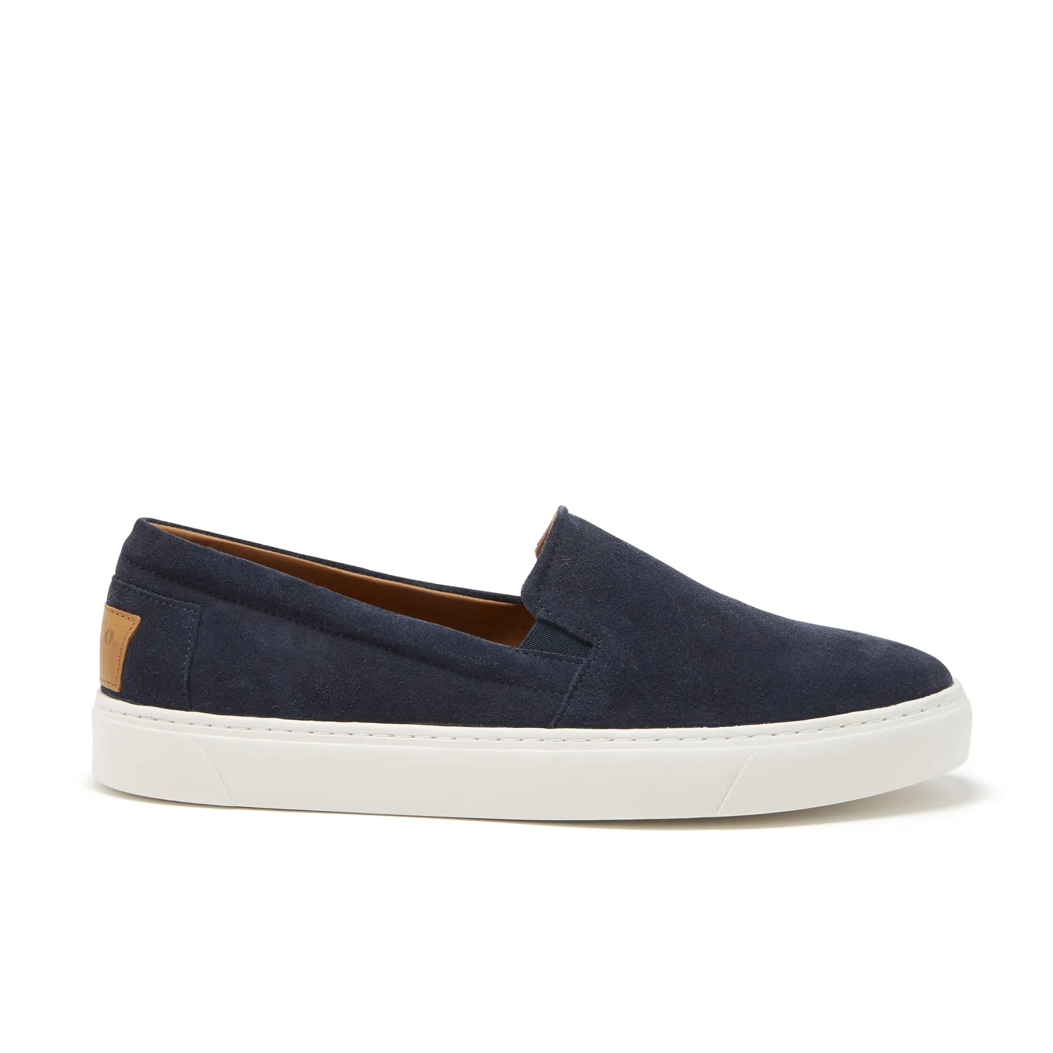 Comet Sneakers Slip-on Sneakers, navy blue suede