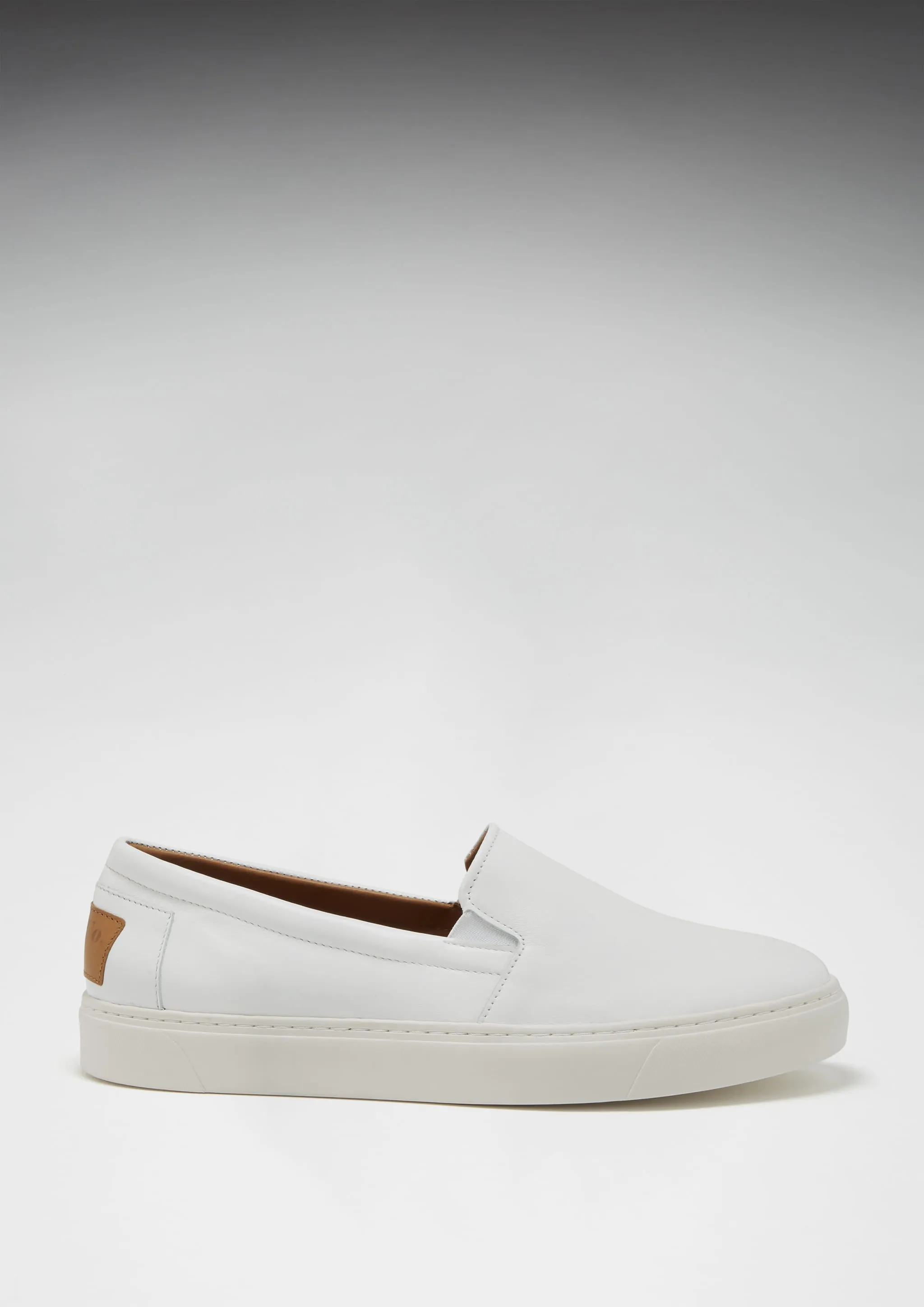 Sneakers Golf Slip-on Sneakers, white leather