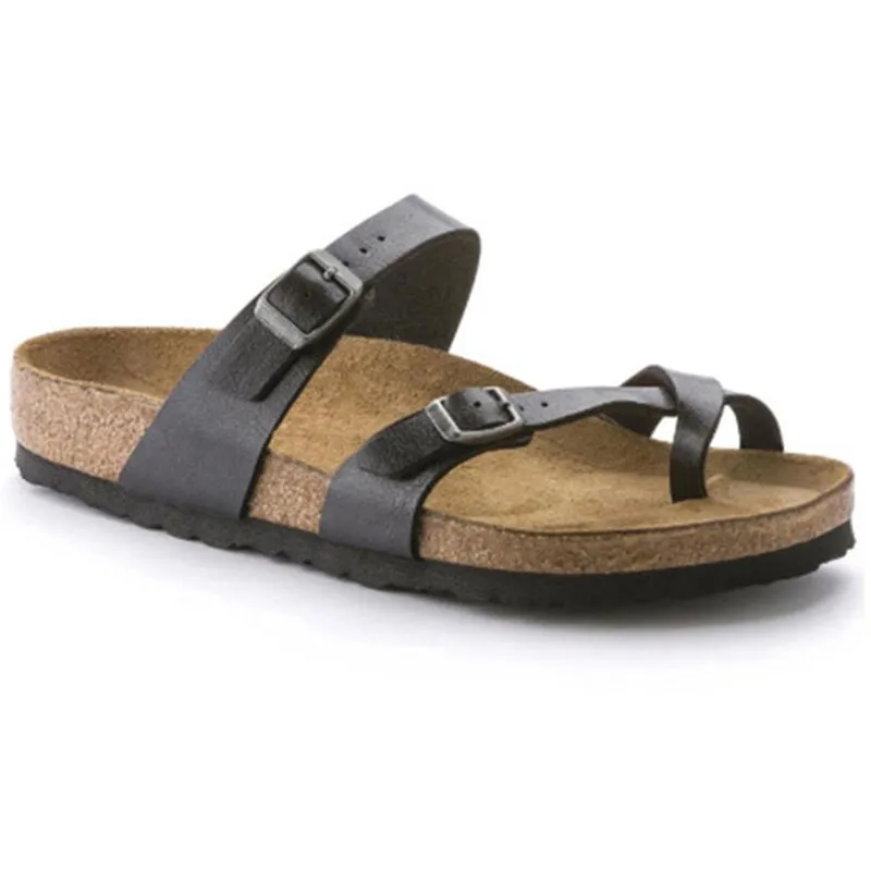 Purpdrank - Hot Sale Women Sandals Buckle Roman Casual Summer Shoes Woman Non-Slip Sandalias Mujer New Flip Flops Women Flat Sandals Female Keith Haring Flip Flops