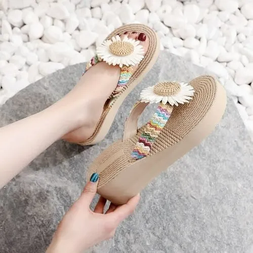 Ballet Slippers Polish Beach Flip Flops Summer Platform