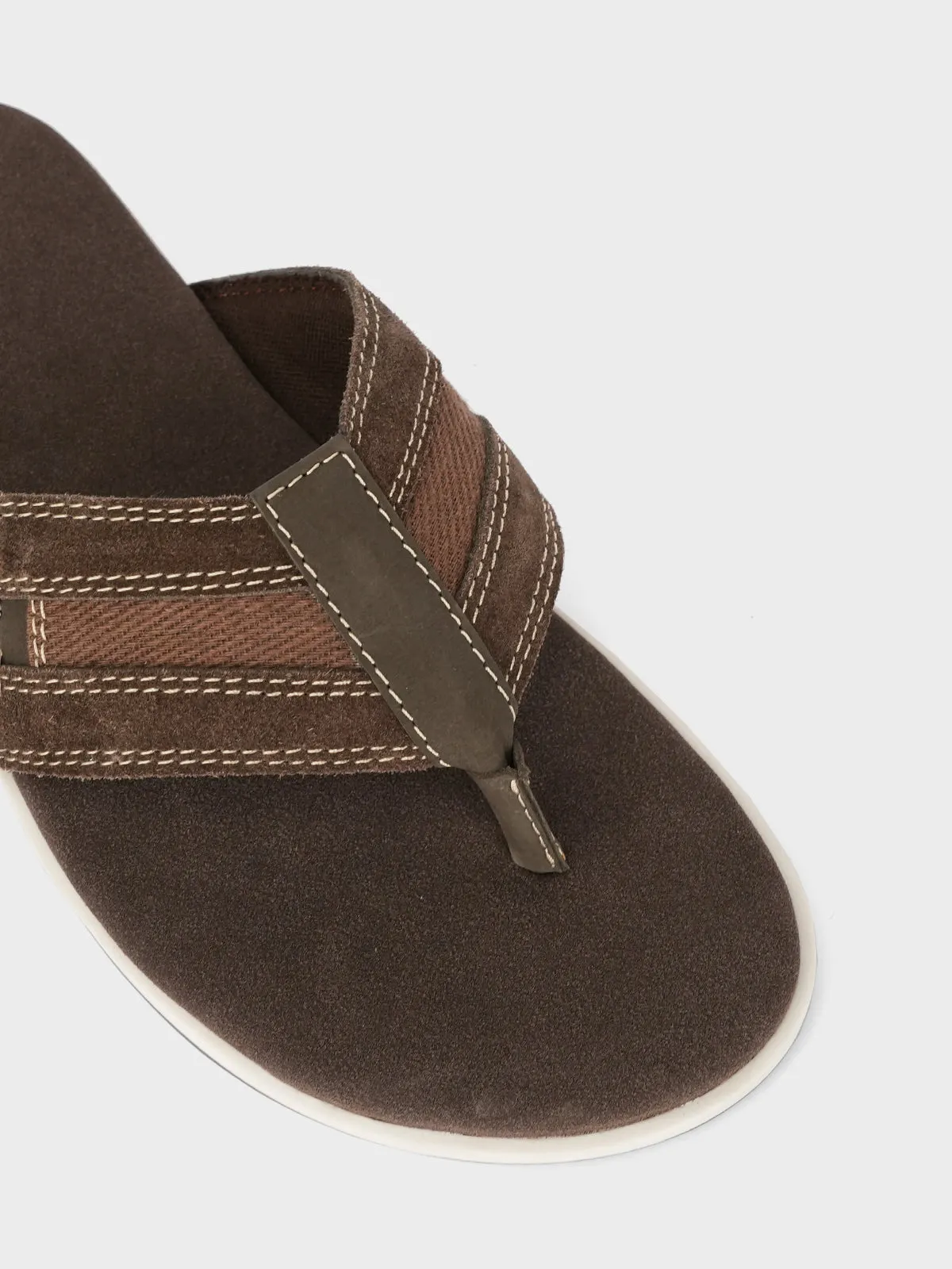 Mens "GEFJUN" Casual Suede Slippers Banned Goods Slippers