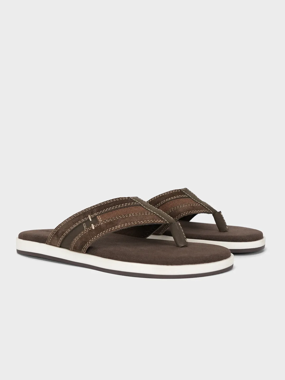 Pregnancy Slippers Mens "GEFJUN" Casual Suede Slippers