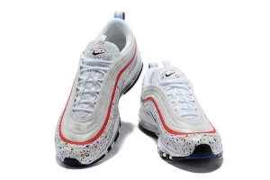Asics Japan Basketball Shoes Nike Air Max 97 White Red  Shoes Sale Men Size US 7-11