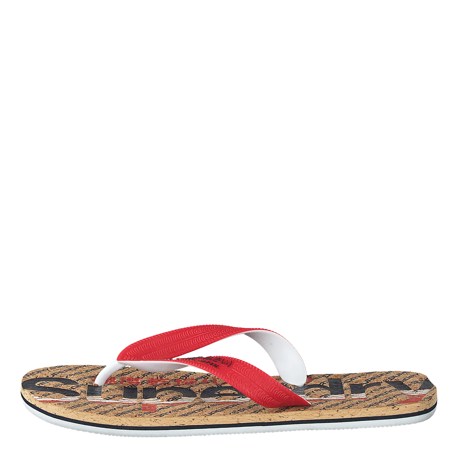 Mocasin Slippers Cork Colour Pop Flip Flop Navy/true Red/cork