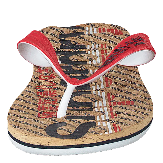 Mop Slippers Cork Colour Pop Flip Flop Navy/true Red/cork