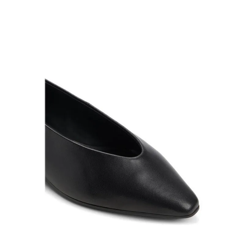Twisted Slip On Zolita Ballerinas & Mary Janes - Black