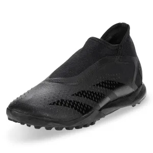 adidas Predator Accuracy.3 Laceless Turf Soccer Shoes (Core Black) Adidas New Model Shoes