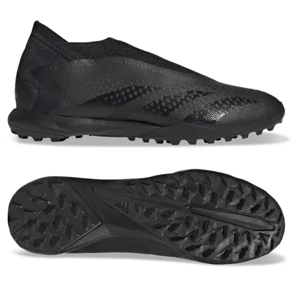 adidas Predator Accuracy.3 Laceless Turf Soccer Shoes (Core Black) Adidas Tennis Shoes Barricade 13