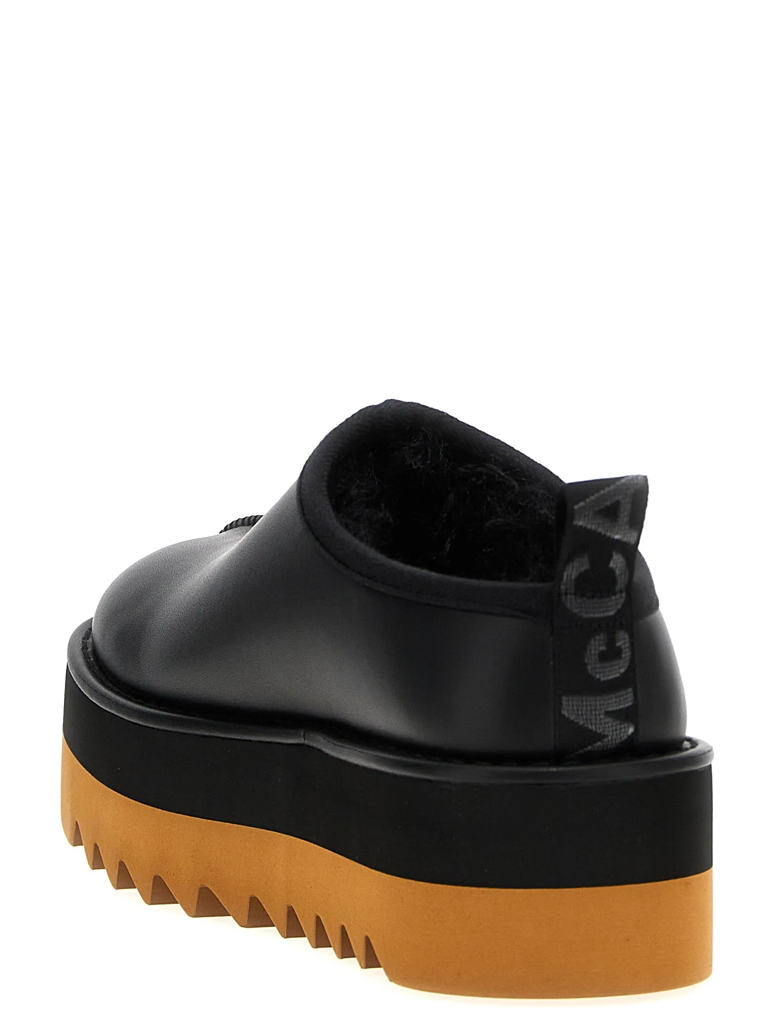 Sneak-Elyse Flat Shoes Nero Heel To Flat Shoe