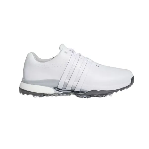 Adidas Men's Tour360 24 Boost Golf Shoes - White/White/Silver Adidas Shoes 2015