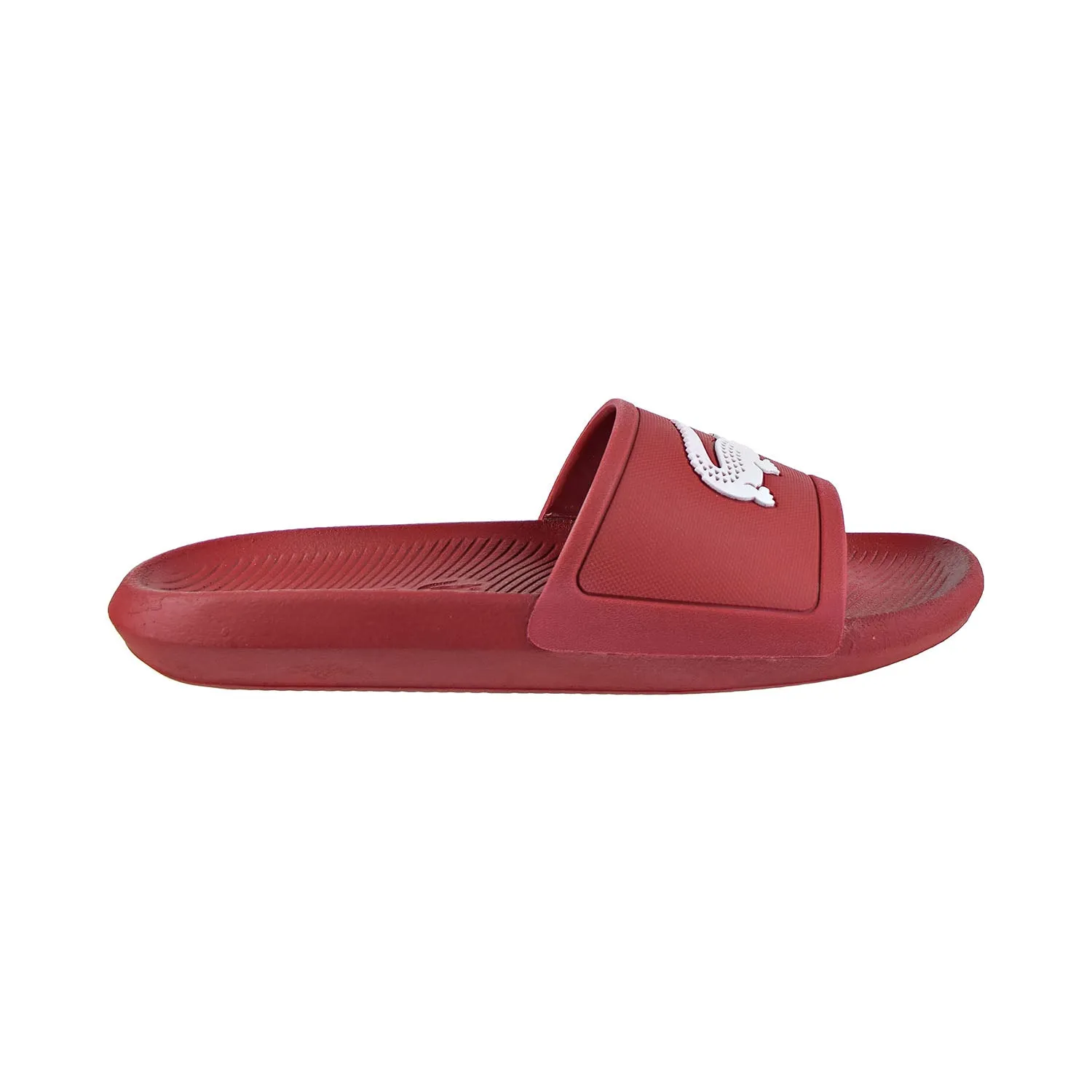 Norsso Slide Lacoste Croco 119 1 CMA Men's Slides Red/White