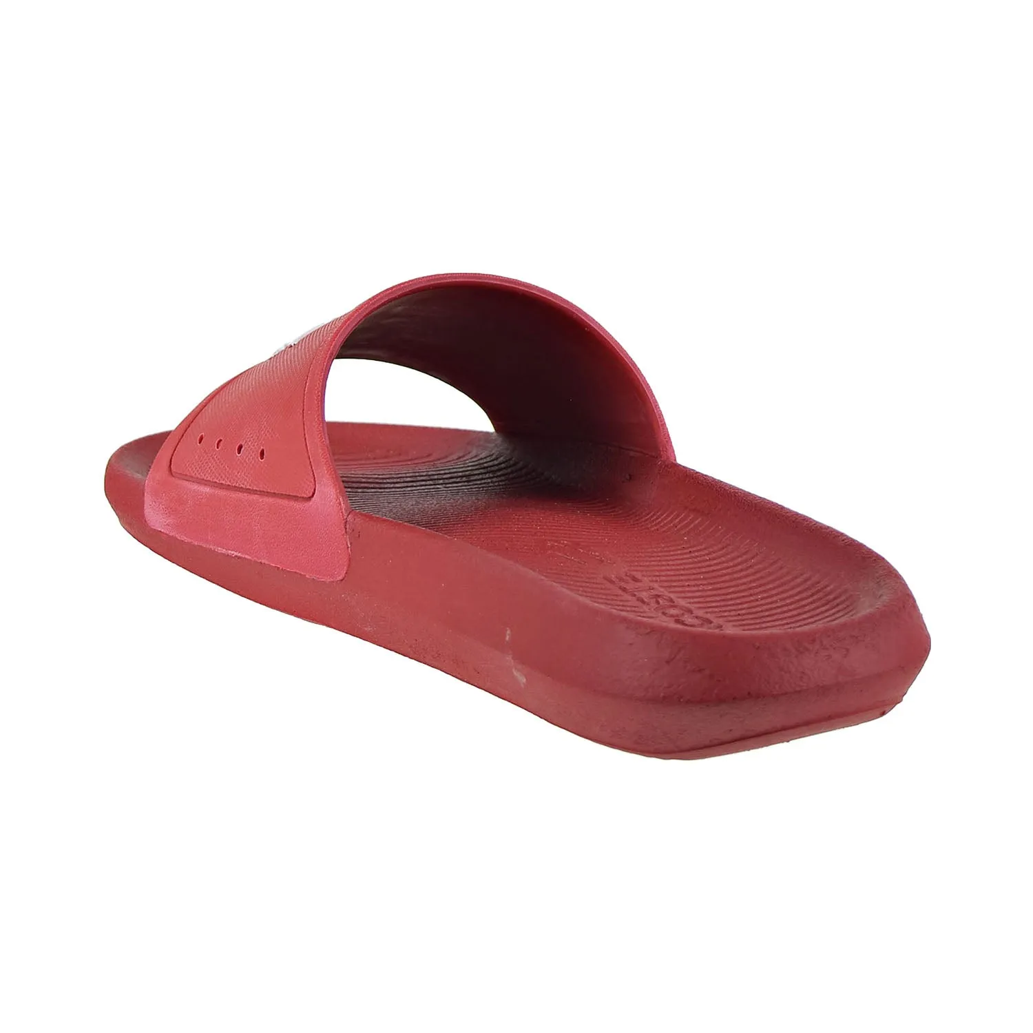 Bamboo Slippers Lacoste Croco 119 1 CMA Men's Slides Red/White